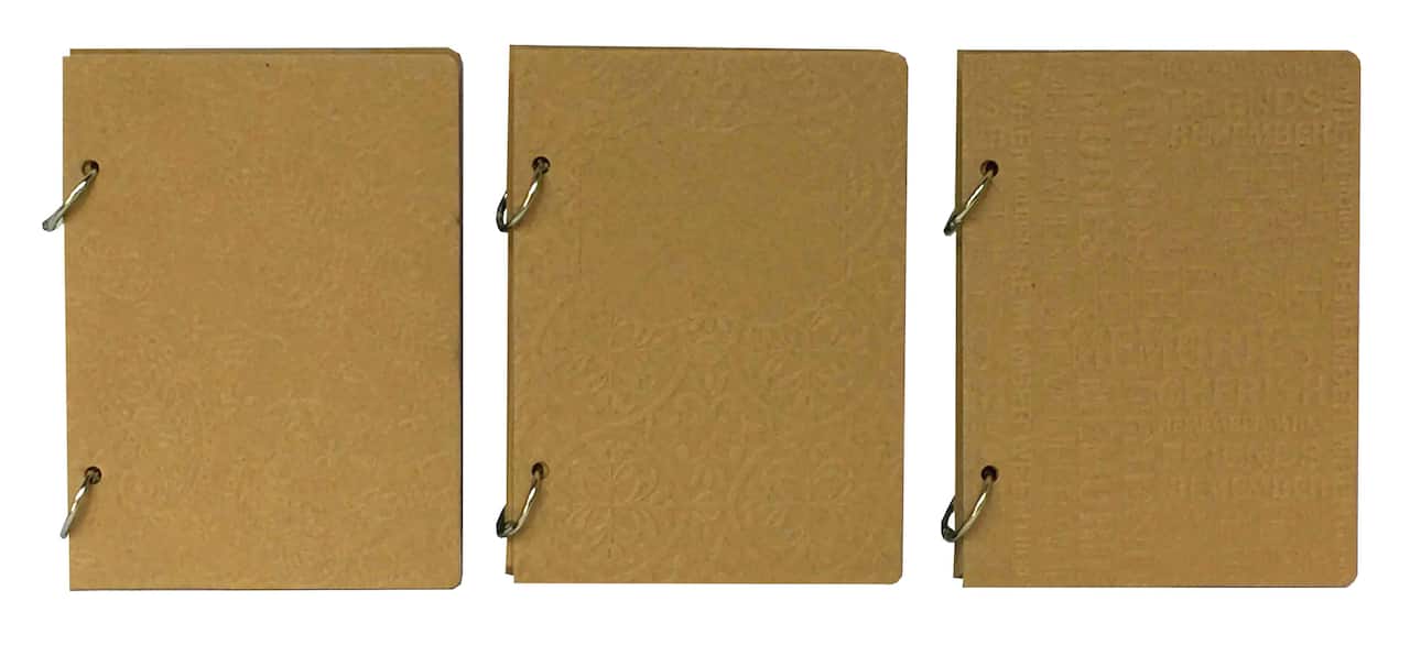 6 Pack: Assorted Debossed Chipboard Album by Recollections®